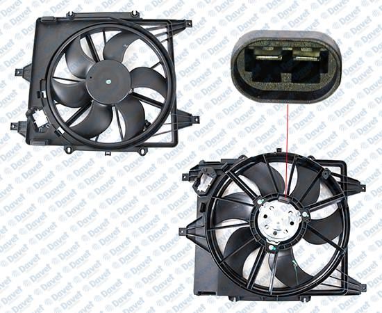 SWAPP 86007 Fan Motoru Davlumbazli Thalia Iii 1.2 16v / 1.5 Dci 14> - Kangoo - Megane